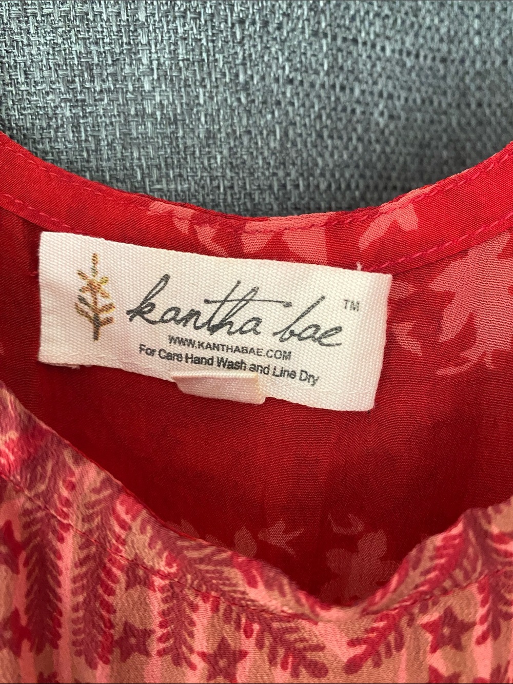 Kantha Bae Celeste Tie-Shoulder Maxi Dress - Picture 2 of 3